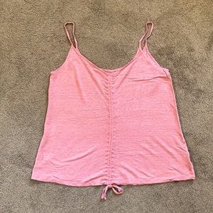 Linen Cinch Front Tank by GAP
